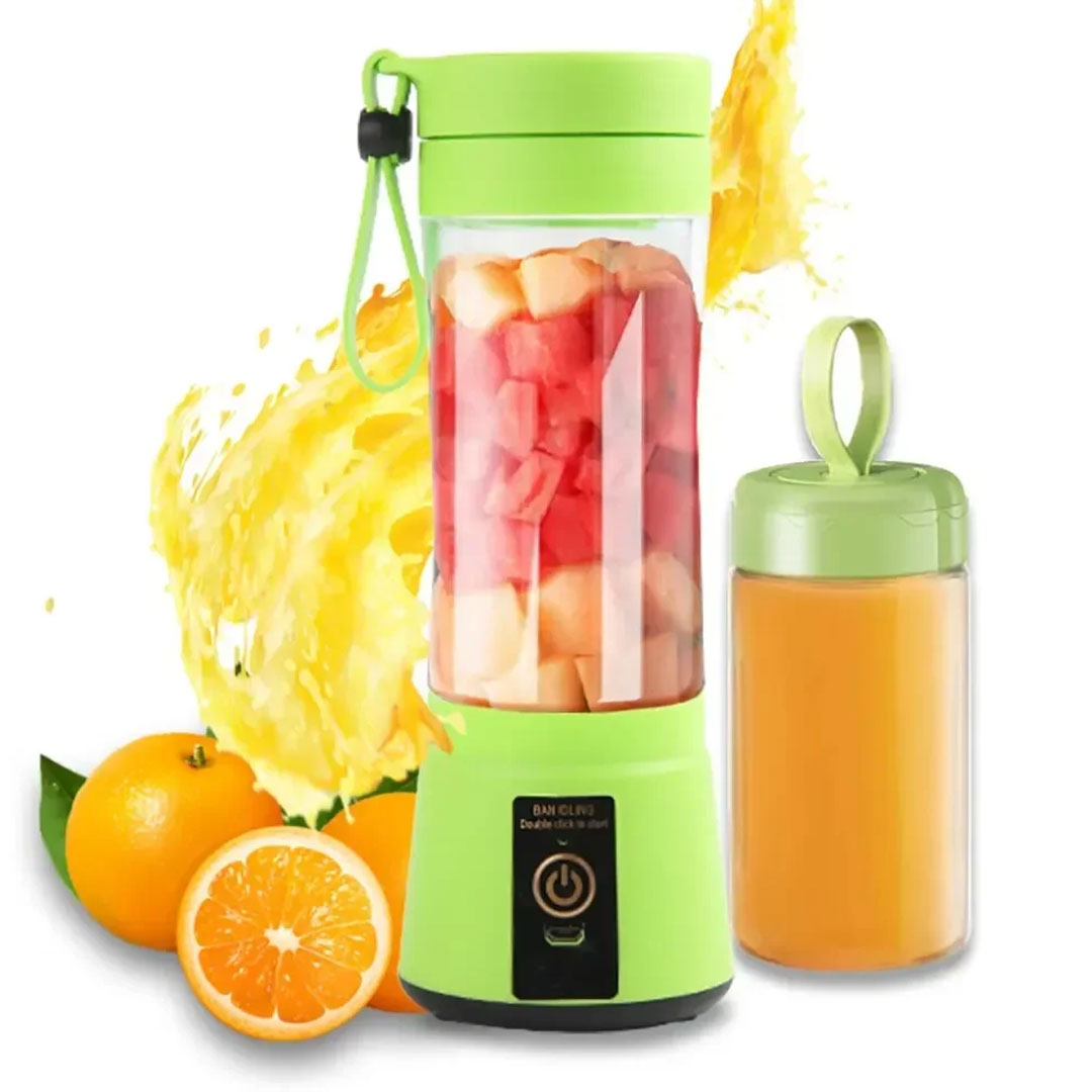 USB Portable Mini 6 Blades Juicer Machine