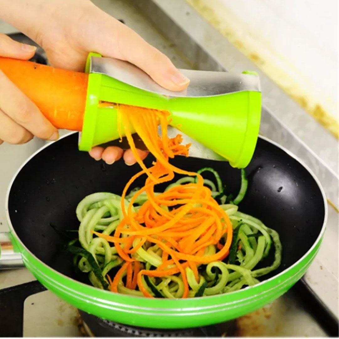 Zucchini Spaghetti Maker & Spiralizer - Handheld Vegetable Slicer