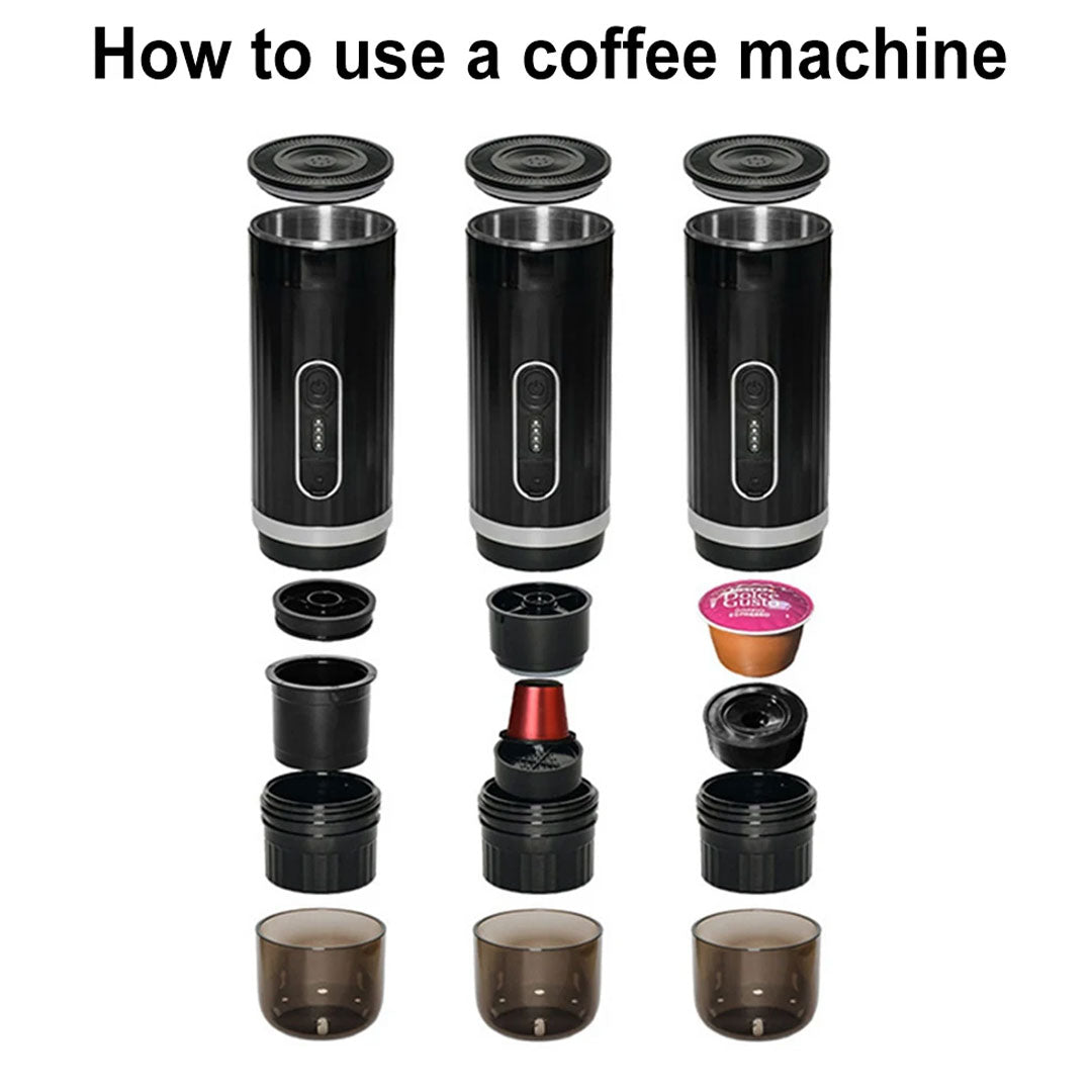 Electric 3 in 1 Portable Coffee Maker