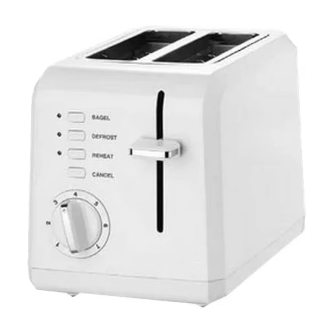 Compact 2-Slice Toaster Removable Crumb Tray