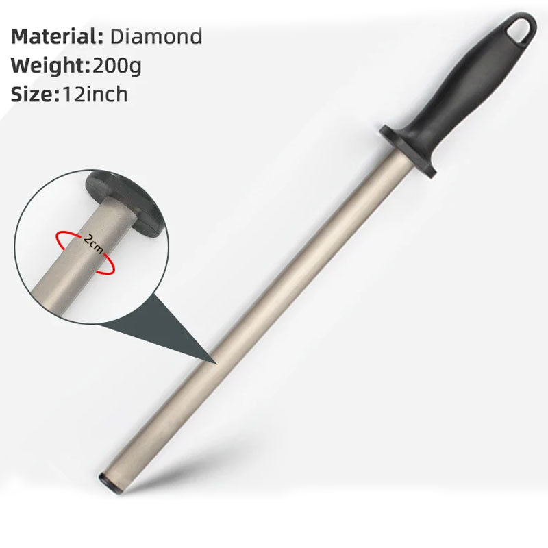 Diamond Knife Sharpener Rod Stick for Home