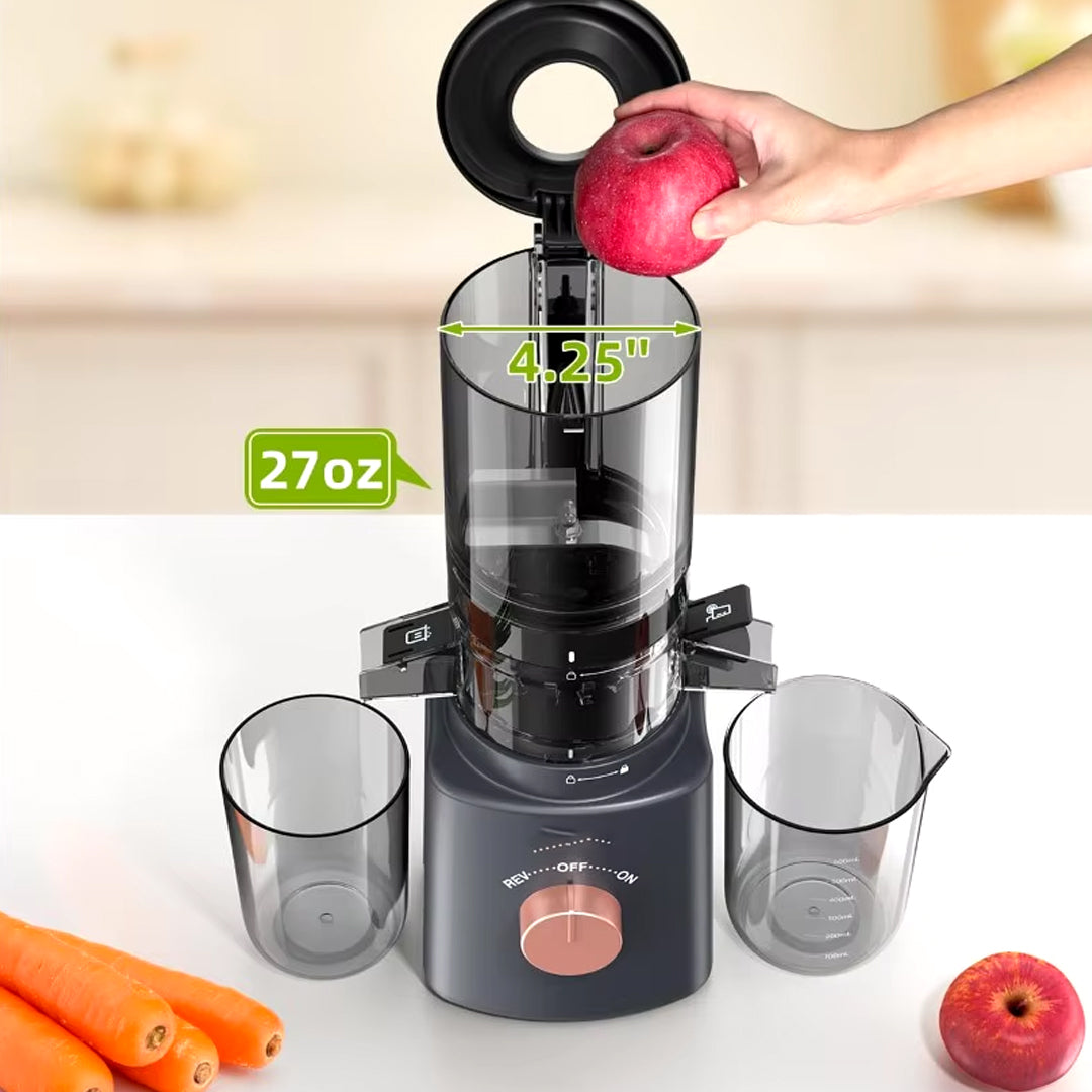 Cold Press BPA-Free Juicer 4.25-Inch Chute