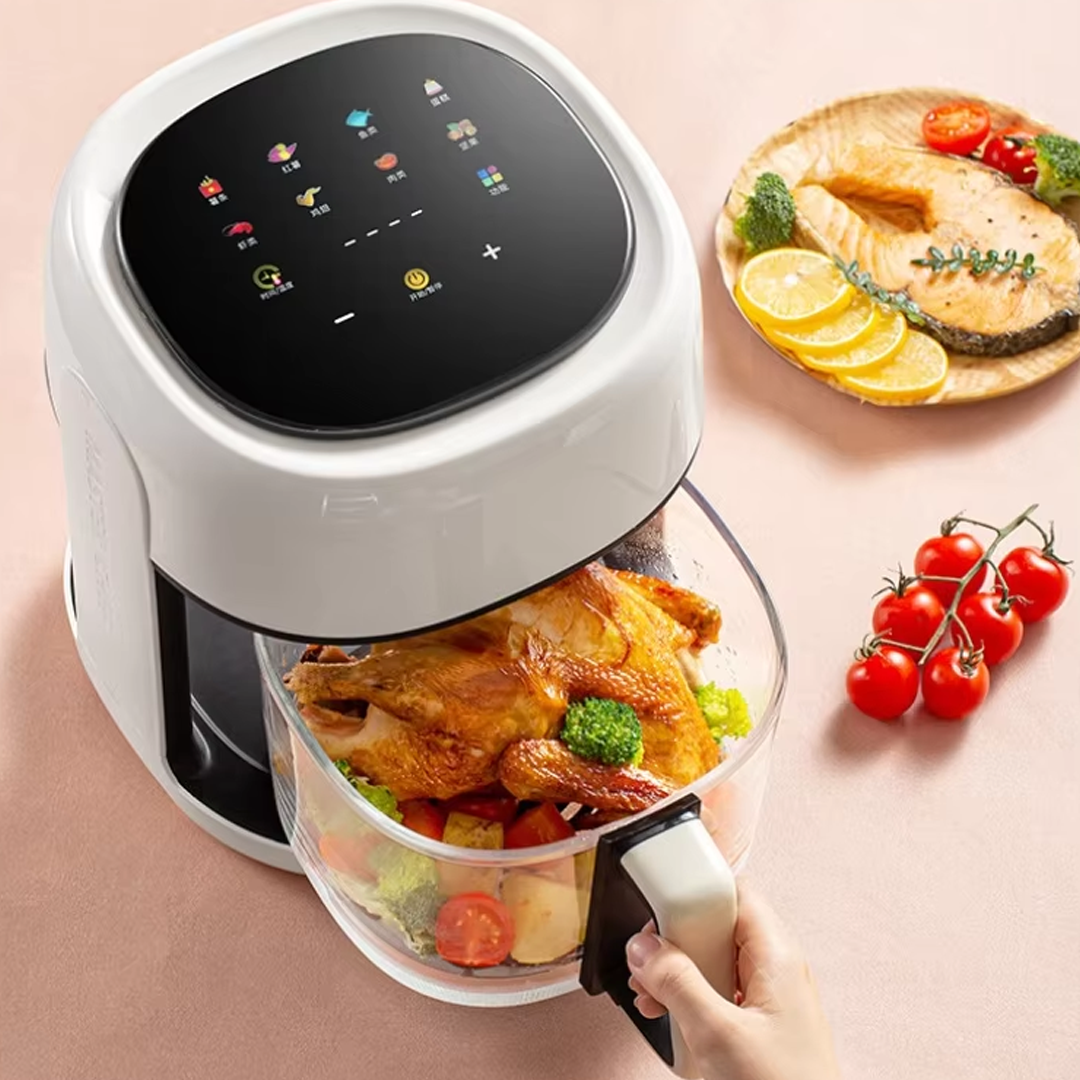 Large Smart Air Fryer with 360° View