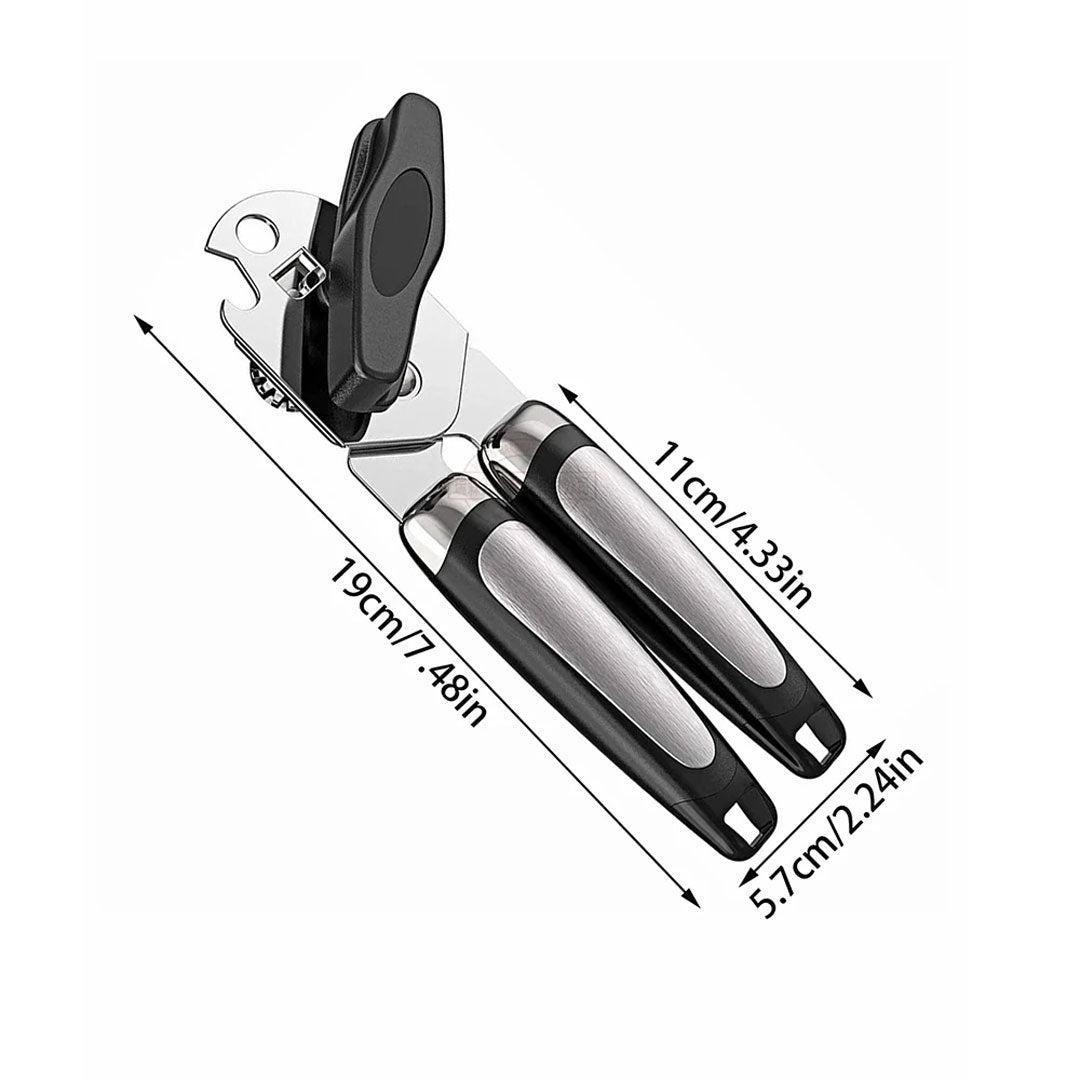 Professional Tin Can Opener - Stainless Steel Kitchen Gadget