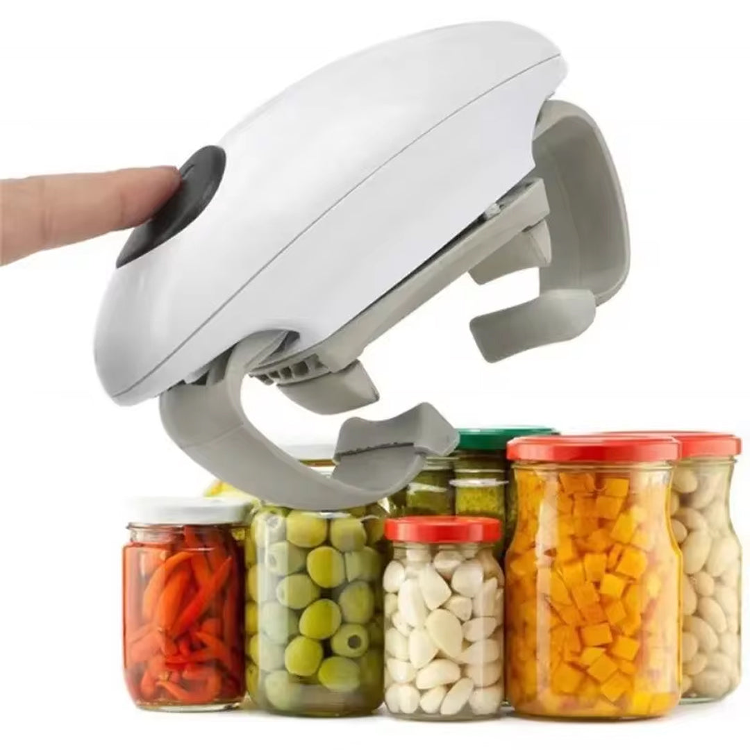 Electric Can Opener Automatic Jar and Bottle Opener with Smooth Edge