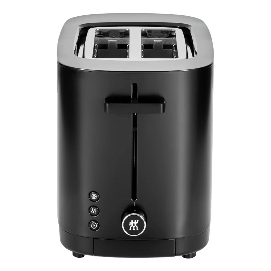 Black 2-Slice Extra Wide Slots Toaster