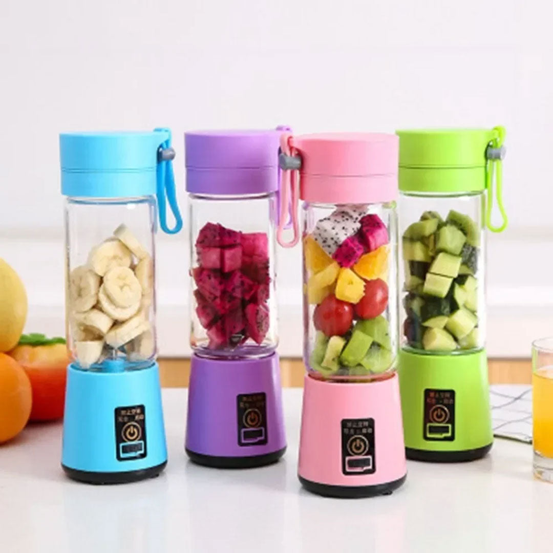 USB Portable Mini 6 Blades Juicer Machine