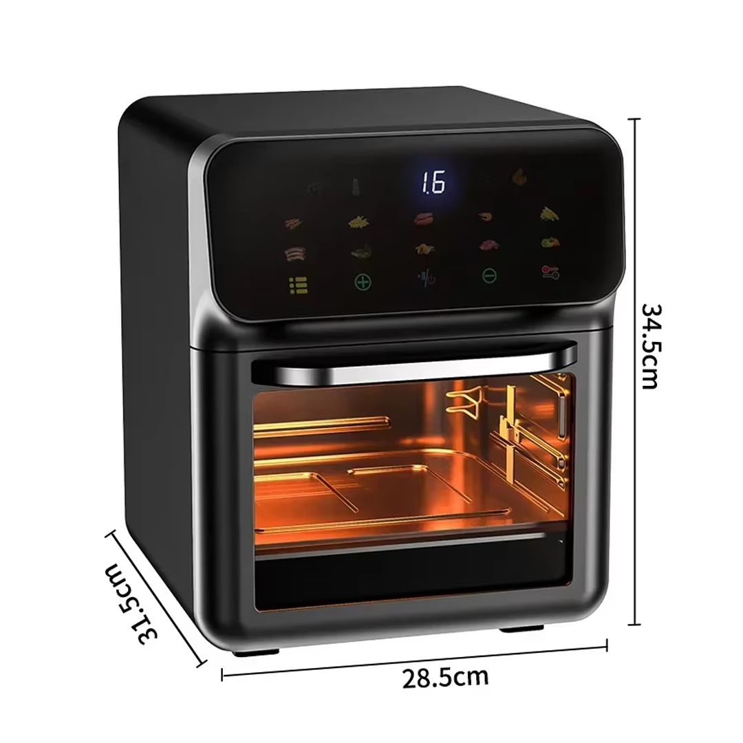 Smart Convection Air Fryer with 360° Window