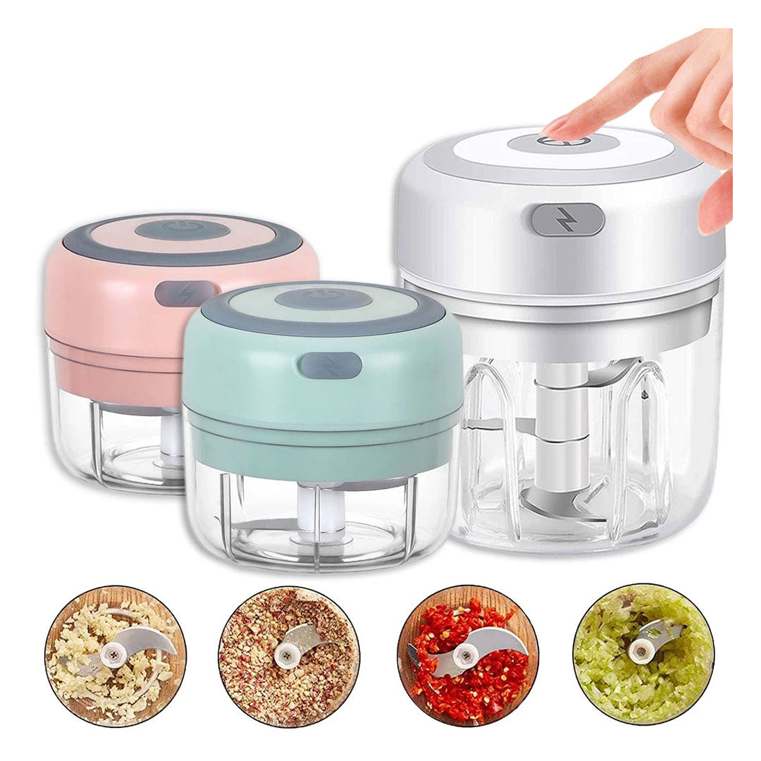 Electric Meat Grinder and Mini Garlic Chopper