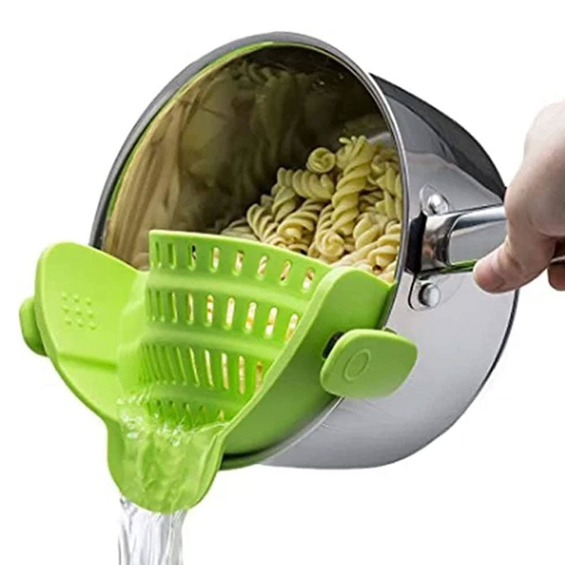 Smart Silicone Vegetable & Fruit Strainer Clip