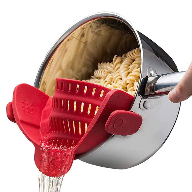 Smart Silicone Vegetable & Fruit Strainer Clip