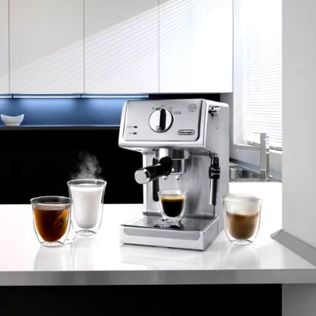 Italian 15-Bar Stainless Cappuccino Machine