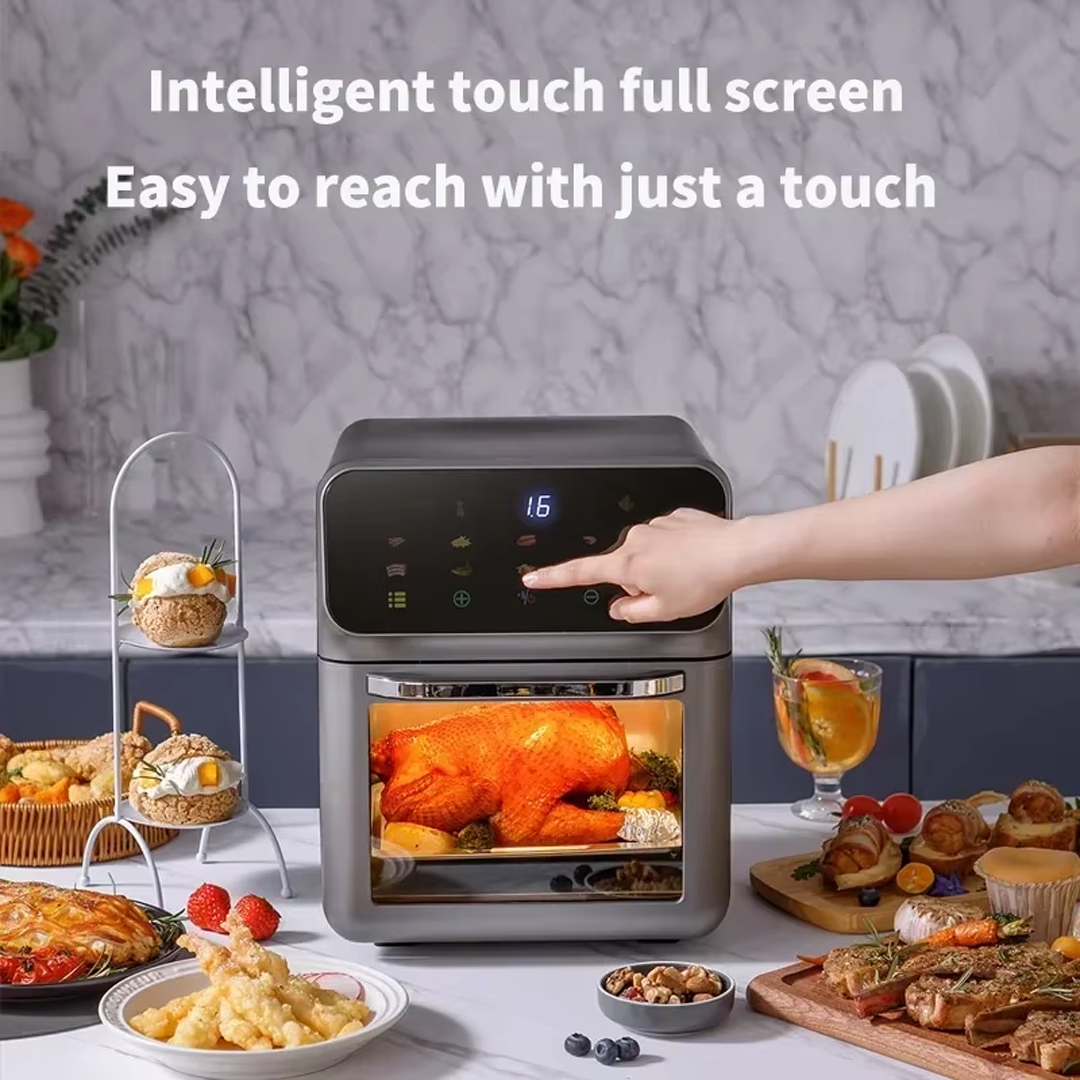 Smart Convection Air Fryer with 360° Window