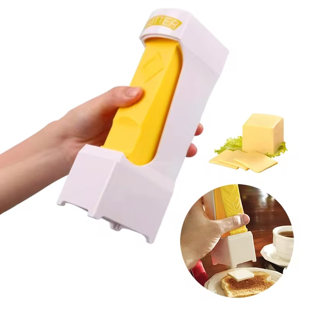 Portable Butter and Cheese Slicer Automatic Squeeze Dispenser Handheld Kitchen Tool