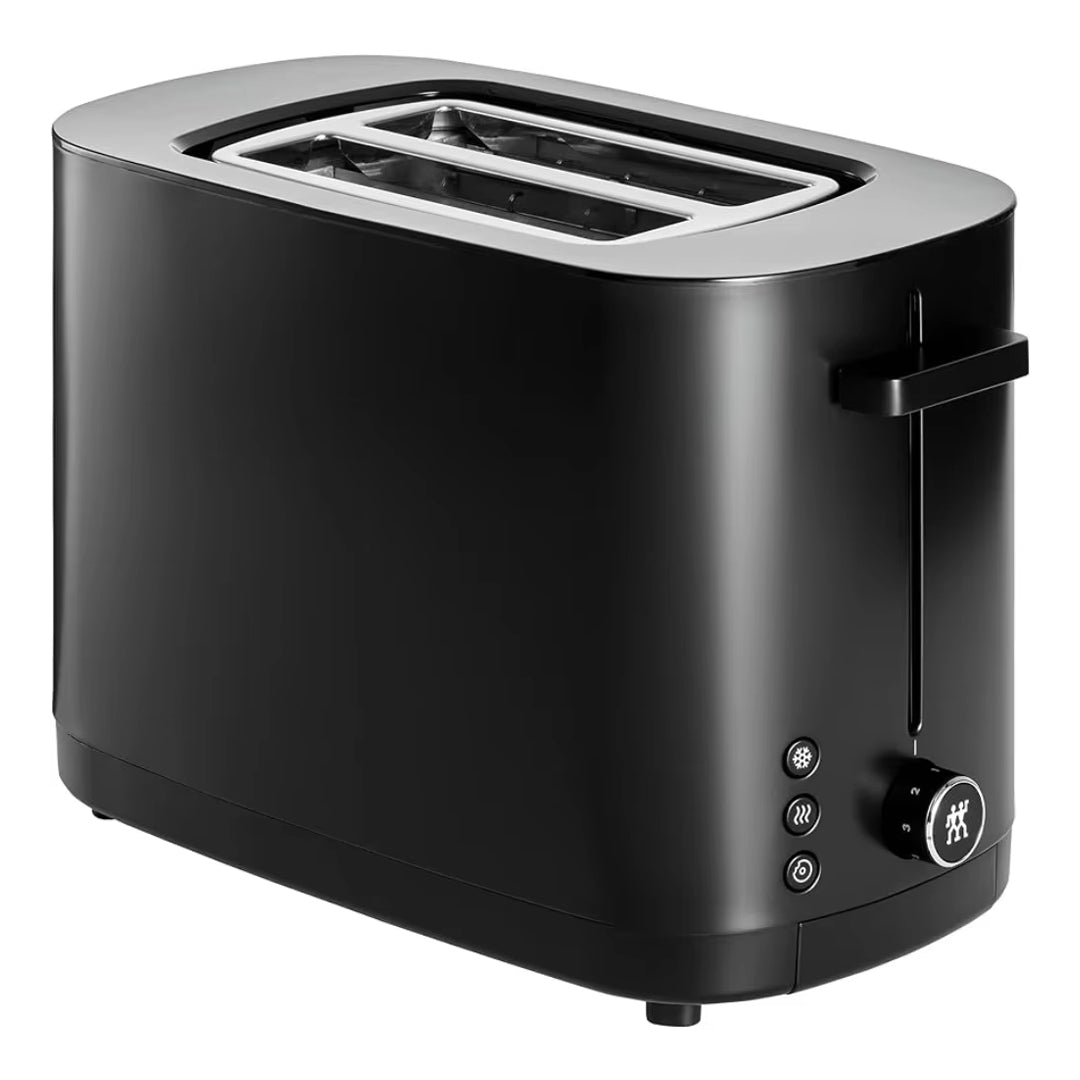 Black 2-Slice Extra Wide Slots Toaster