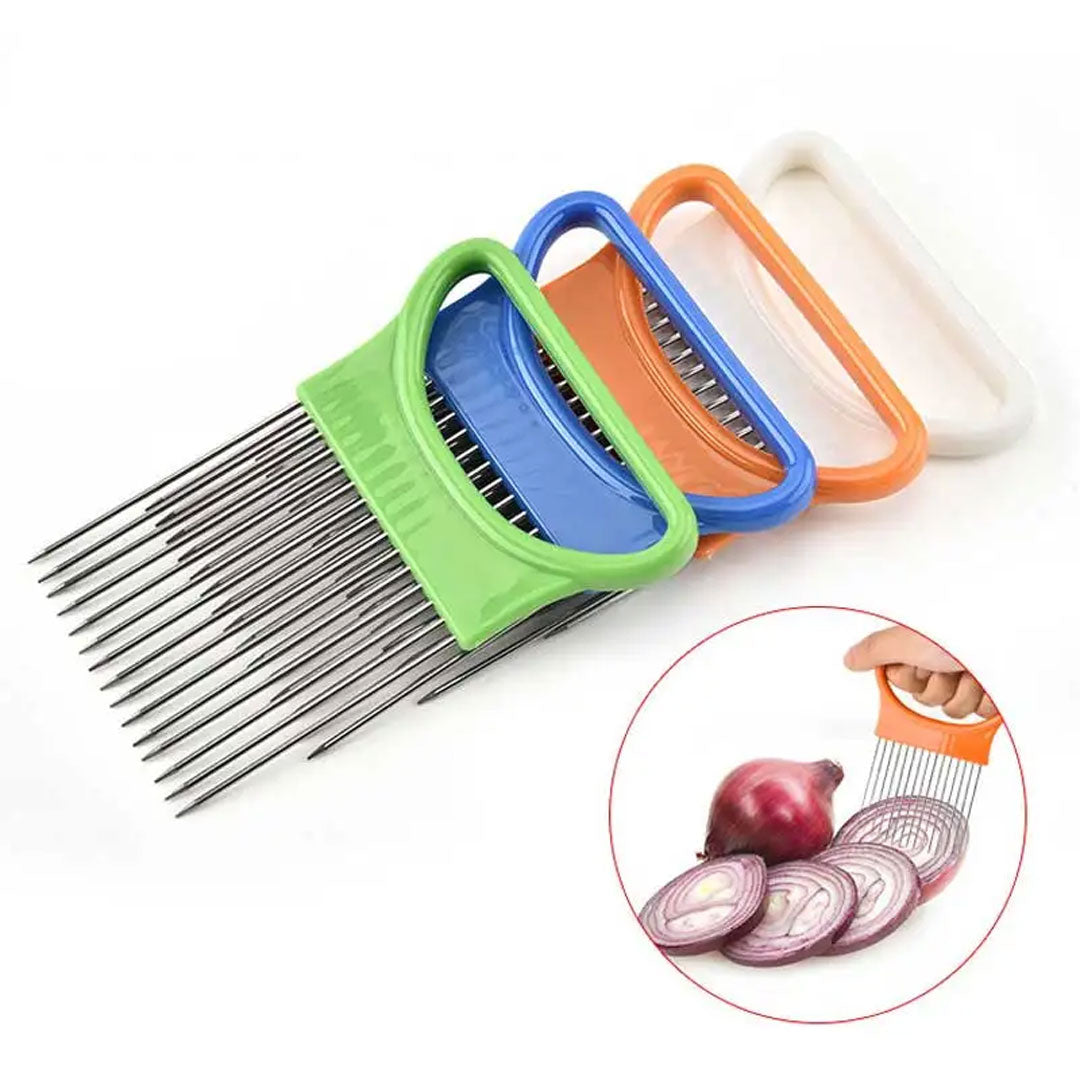 Stainless Steel Vegetable & Fruit Slicer with Meat Needle