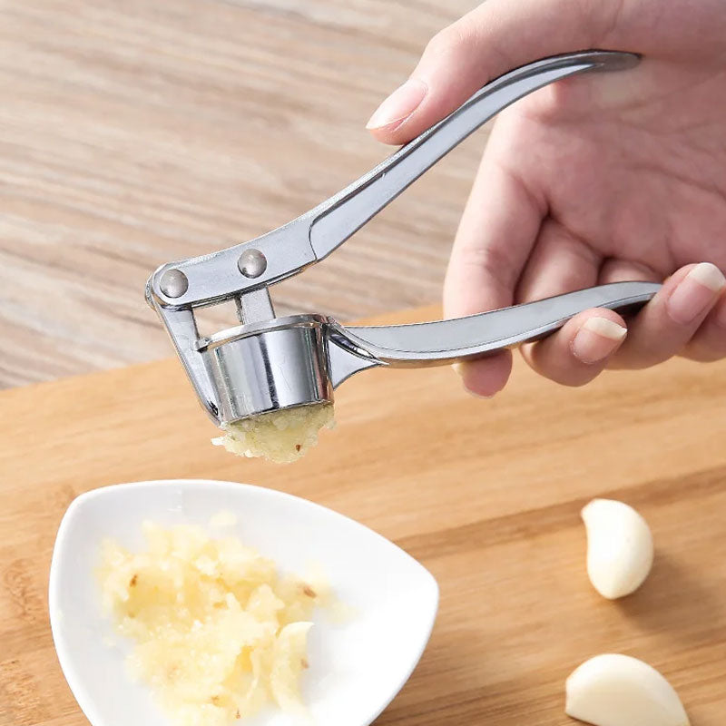 Stainless Steel Garlic Press Crusher