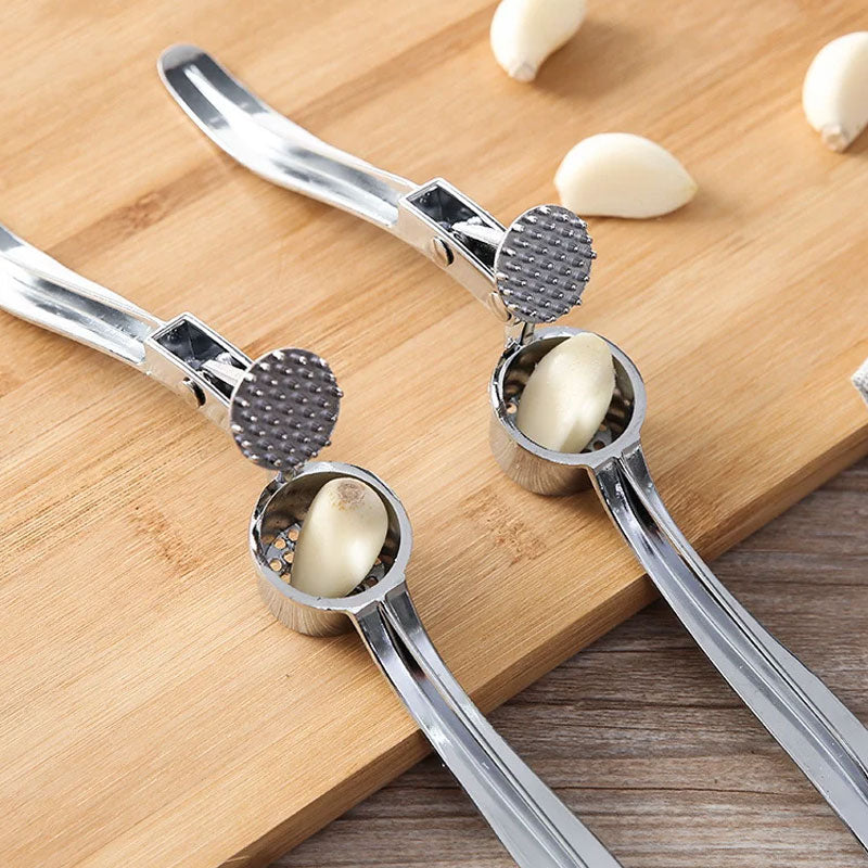 Stainless Steel Garlic Press Crusher