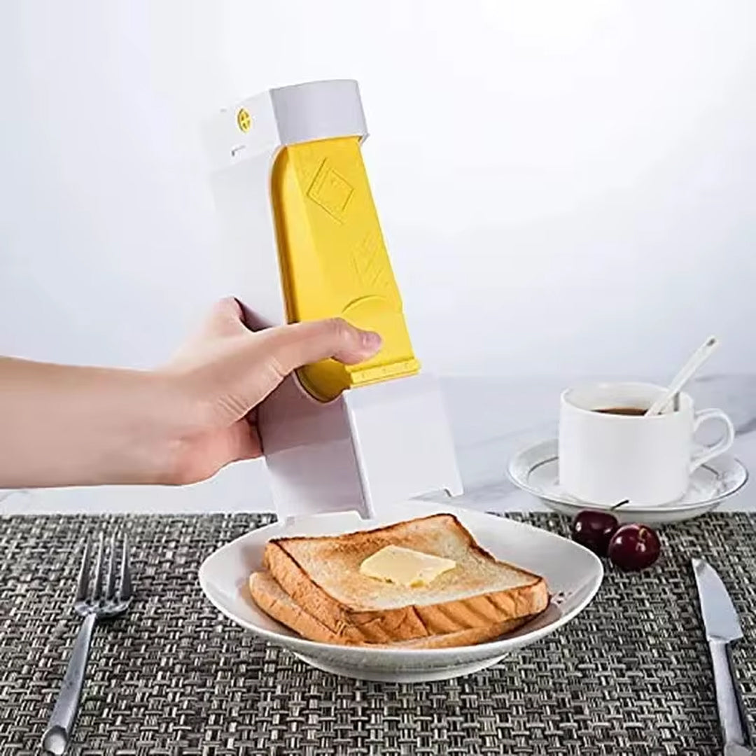 Portable Butter and Cheese Slicer Automatic Squeeze Dispenser Handheld Kitchen Tool