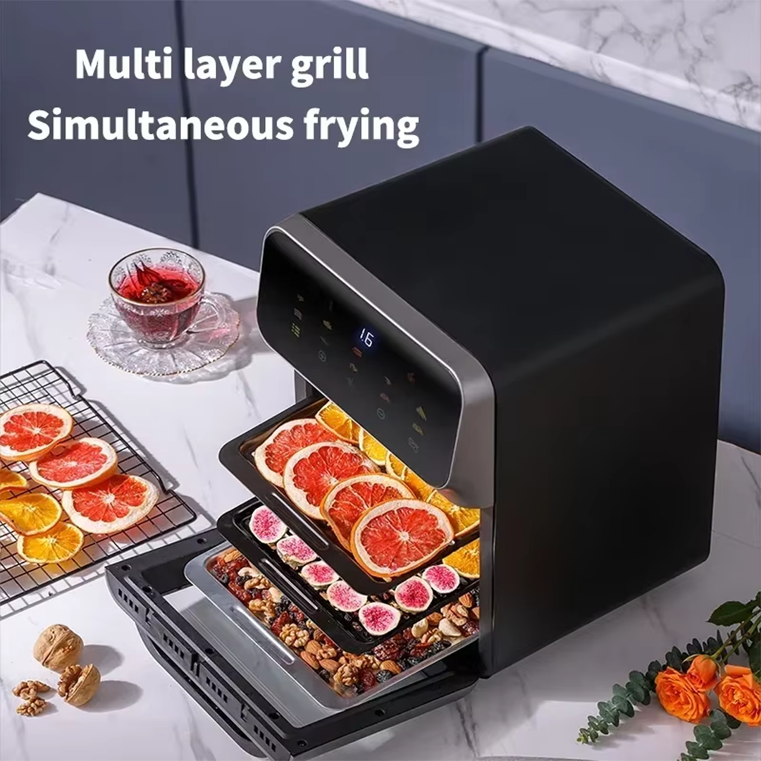 Smart Convection Air Fryer with 360° Window