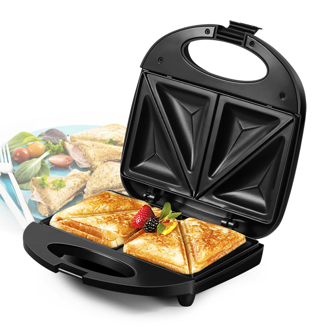 750W Electric Non-Stick Waffle Panini Maker