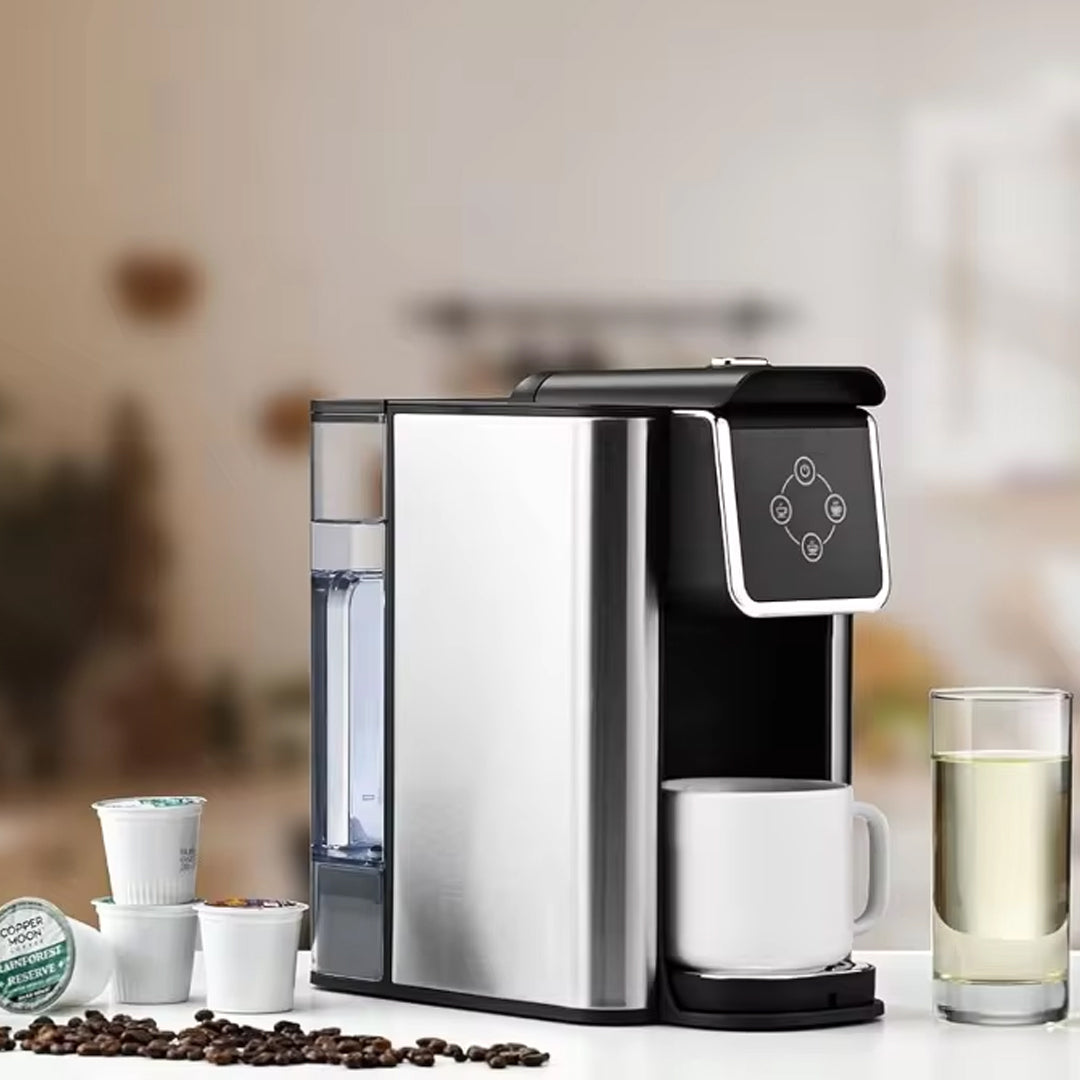 3-in-1 Single Serve Coffee Maker Instant Brewer 120V 1150W