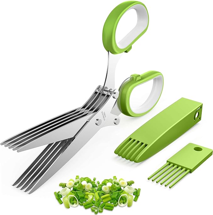 5-Blade Smart Herbs Scissors - Multi-Functional Kitchen Tool