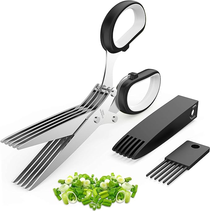 5-Blade Smart Herbs Scissors - Multi-Functional Kitchen Tool