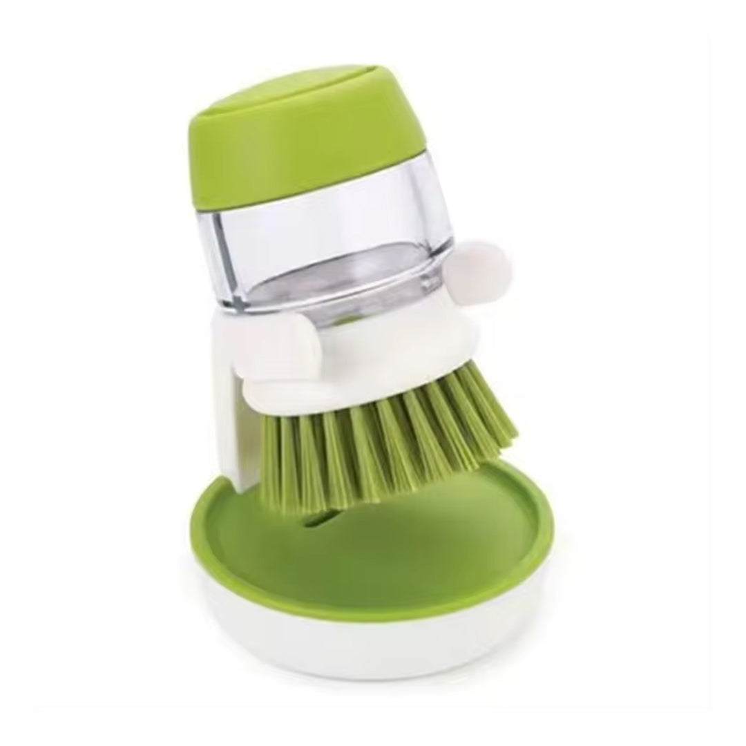 Dishwashing Brush with Soap Dispenser and Holder Household Kitchen Cleaning Tool