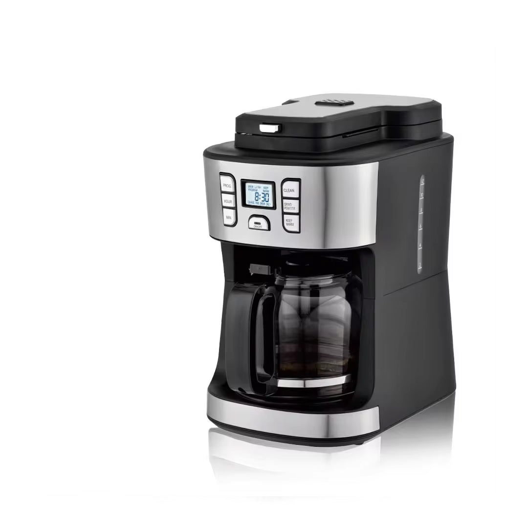 950W Electric Coffee Machine Household Drip Pot Fully Automatic with Steam for Brewing