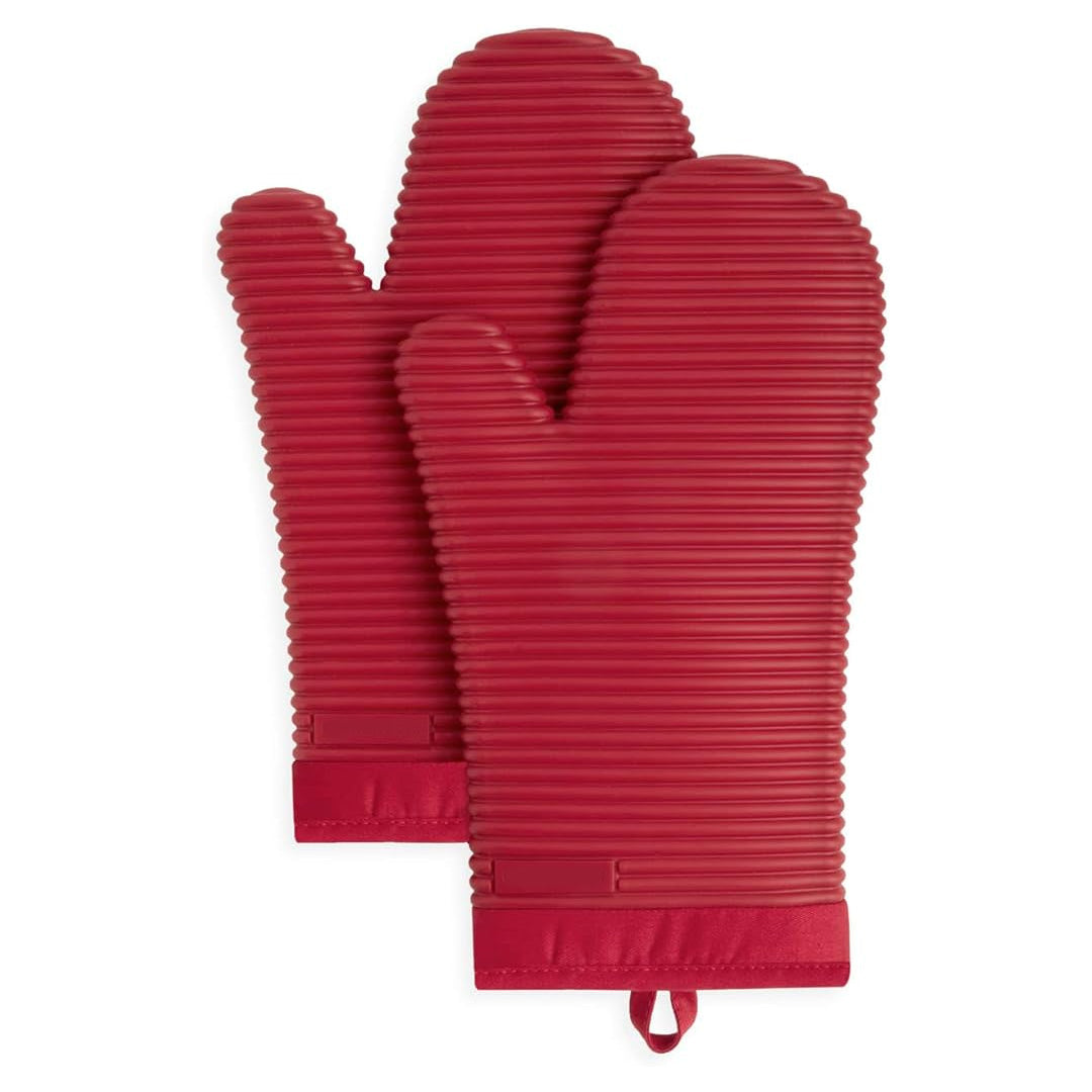 Ribbed Silicone Smart Kitchen Glove - Heat Resistant & Non-Slip