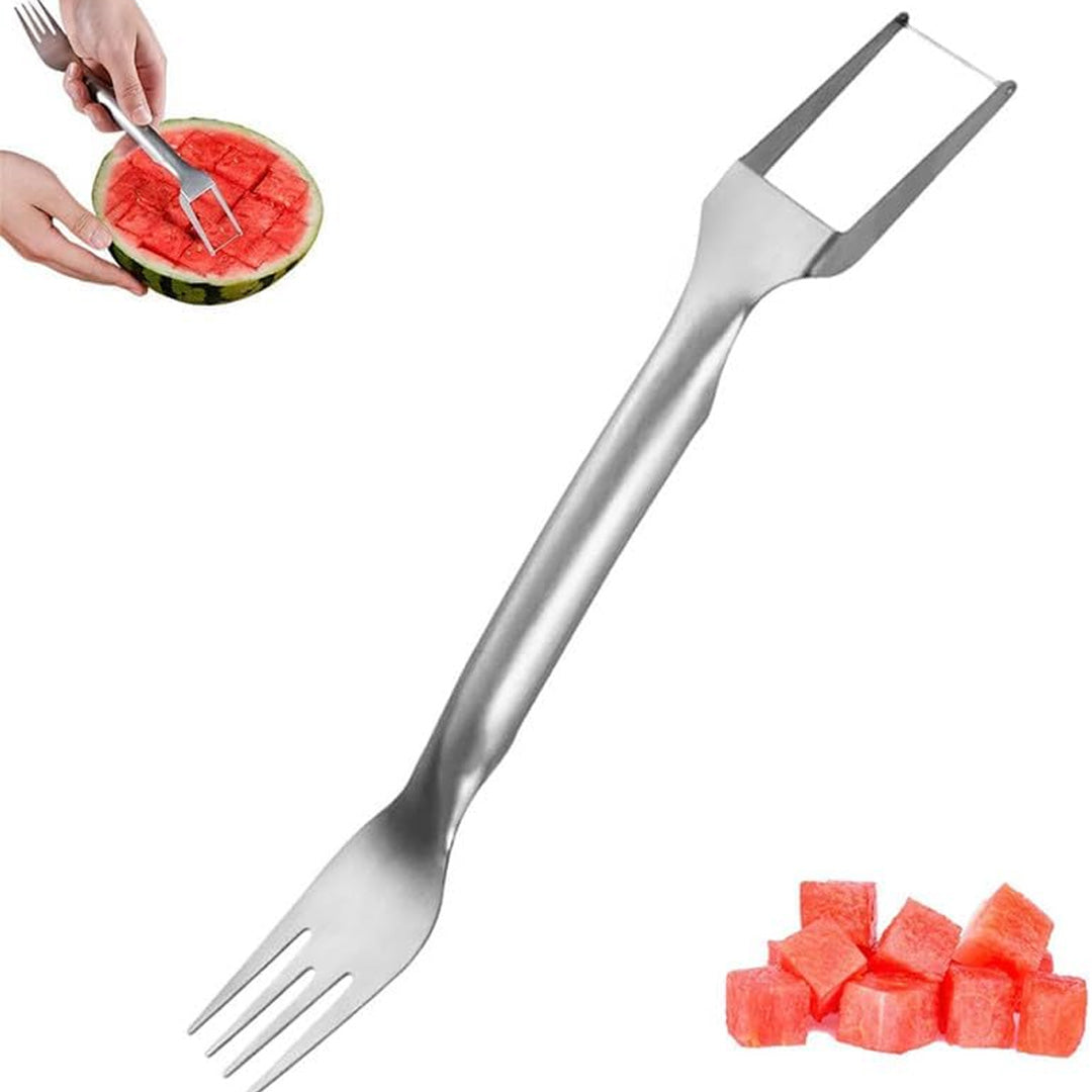 2 In 1 Stainless Steel New Watermelon Slicer Fork