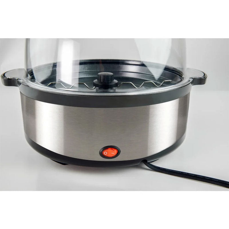 6 QT Stainless Steel Stirring Popcorn Maker - Home Kitchen Essential