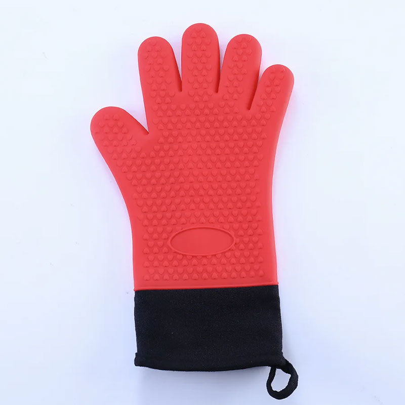 Double Layer Heat Resistant Oven Silicone Gloves