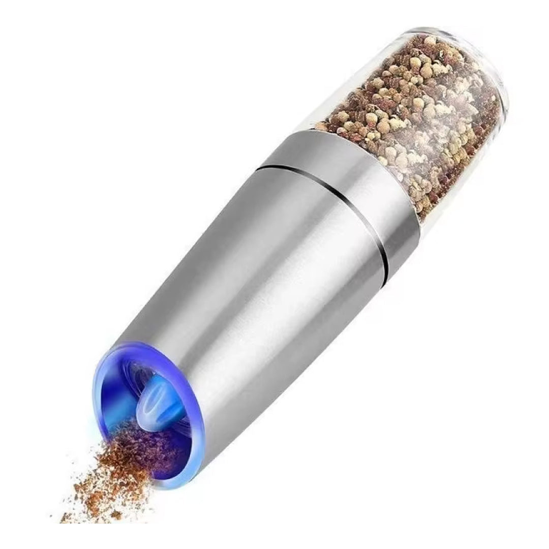 Premium Electric Pepper and Salt Grinder Battery Powered with LED Light and Adjustable Coarseness