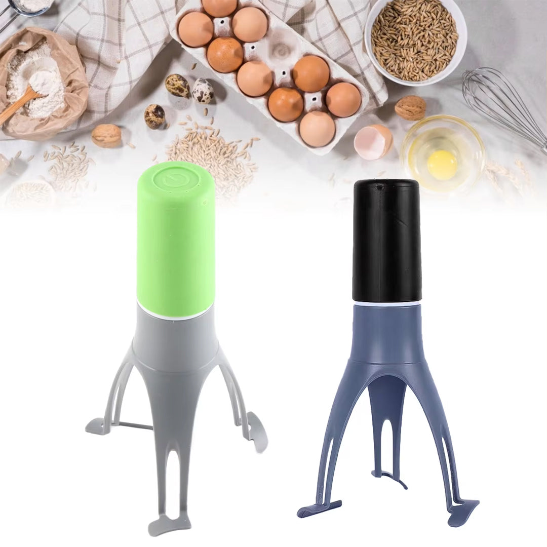 Automatic Triangle Mixer Handheld Egg Beater and Food Processor with Battery Power